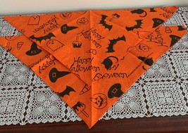 Set of Two Halloween Witch Hat Bat Dog Bandanas MEDIUM LARGE Tie On Brand New - £8.33 GBP