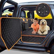 Dog Car Seat Cover For Back Seat, Hard Bottom Car Seat Cover For Dogs With Door  - $81.99