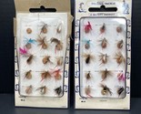 Vintage Fishing Flies Lot Of 29 New M-6 Made In Japan New Open Box Peaco... - $42.08