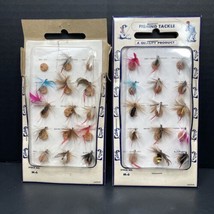 Vintage Fishing Flies Lot Of 29 New M-6 Made In Japan New Open Box Peacock Gnat - £33.05 GBP