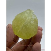 Rare Brazil Heliodor Beryl Rough Gemstone 529.50 Carats Yellow Natural T... - £191.38 GBP