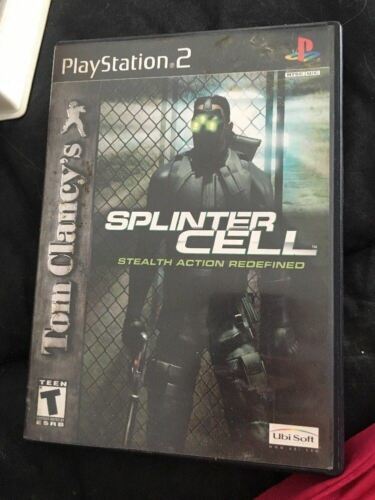 Tom Clancy Splinter Cell sony PLAYSTATION 2 PS2 Videospiel Komplett - $5.93