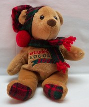 Mary Meyer Gertrude Hawk 2001 TEDDY BEAR 7&quot; Bean Bag Stuffed Animal Toy - £11.83 GBP