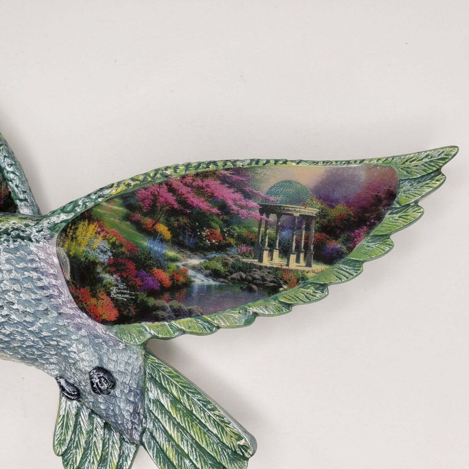 Thomas Kinkade Pools of Serenity Beauty In Flight Hummingbird Wall Decor Hummingbirds