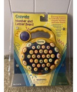 Crayola Number And Letter Board new in box kids toy Year 2000, Learning ... - $24.74