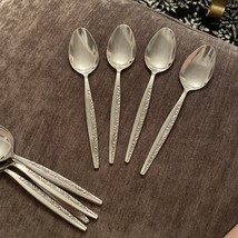 4! Eldan Stainless Steel ELD10 Oval Soup Spoons Long 2 Sets Of 4 Ava - $13.37