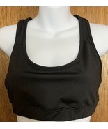 Old Navy Go Ga Go Sports Bra Athletic Size Large Solid Black Lightly Lined - €9,50 EUR