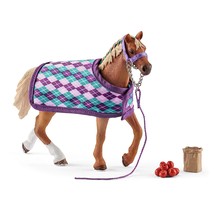 Schleich Horse Club, Horse Toys for Girls and Boys, Engligh Thoroughbred Horse S - £23.59 GBP