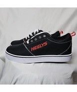Heelys Men 12 Pro 20 Black Red Casual Low Top Wheel Skate Shoe Sneaker - £23.96 GBP