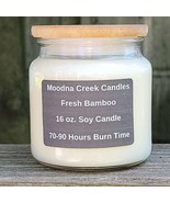 Tranquil Bamboo Aroma: 16oz. Handcrafted Soy Candle - $21.00