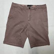 7Diamonds Men’s Shorts Sz 31 x 10” Inseam Short Pink/Gray Chinos - $13.93