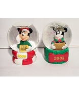Disney Mickey Mouse Snowglobes 2005 - 2006 Issued by JC Penny&#39;s  - £7.82 GBP