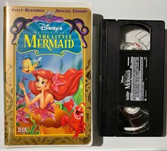 Walt Disney The Little Mermaid VHS 1998 Masterpiece Special Edition Tested - £3.08 GBP
