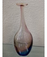 Kosta Boda Kjell Engman 11 1/2&quot; Fidji Rainbow Art Glass Bottle Vase 48838 - €171,98 EUR