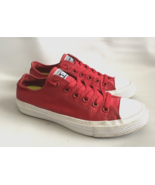 Converse Chuck Taylor 2 All Star M 5.5 W 7.5 Red White Low Top Shoes 150151C - $42.97