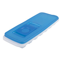 Appetito Ice Cube Tray with Pour-Through Lid (Blue) - £14.14 GBP