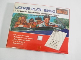 License Plate Bingo New Factory Sealed Vintage 1970s - £21.01 GBP