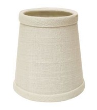 5&quot; Off White Set of 6 Chandelier Linen Lampshades - $141.52