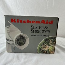 New In Box KitchenAid Roto Slicer &amp; Shredder Mixer Attachment with 6 Pie... - £40.34 GBP