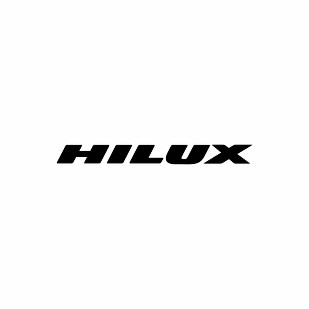 2x Hilux Vinyl Decal Sticker Different colors & size for Cars/Bikes/Windows