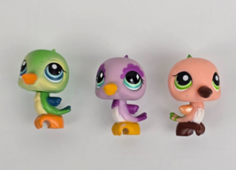 Littlest Pet Shop LPS Bird Set Lot 3 1st Gen 2006 Hasbro Authentic 208 505 343 - $19.79