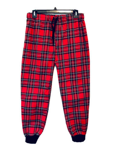 Mi Amore Gigi Girls XL 13/14 Red Plaid Elastic Waist Jogger Pajama Loung... - $12.95