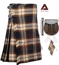  Scottish Traditional Rose Ancient 8 Yard Tartan KILTS For Men&#39;s Kilt Package - £47.86 GBP