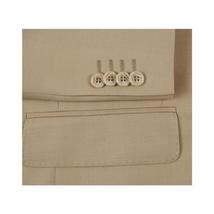 Men Renoir Suit Separate Super 140 Wool Two Button Classic Fit 508-4 Beige New image 6
