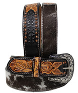 30   Western 1 1/2" Wide Men Women Rodeo Floral Tooled Leather Belt 26FK73 - $49.49