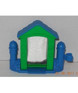Fisher Price Current Little People Blue &amp; green funhouse mirror FPLP Acc... - $13.81 CAD