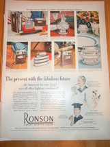 Vintage Ronson Lighter Print Magazine Advertisement 1950&#39;s - £4.78 GBP