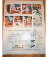 Vintage Ronson Lighter Print Magazine Advertisement 1950&#39;s - £4.71 GBP