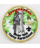 Vintage 1996 Karankawa 30th Anniversary Winter Boy Scouts BSA Camp Patch - £9.24 GBP