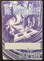 THE MOODY BLUES - VINTAGE ORIGINAL CLOTH CONCERT TOUR BACKSTAGE PASS - €8,55 EUR