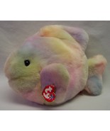 TY Beanie Buddies CORAL THE COLORFUL FISH 11&quot; Plush STUFFED ANIMAL Toy w... - $27.08 CAD