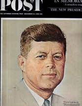 Saturday Evening Post Mgazine - Dec 14th 1963 John F. Kennedy Norman Rockwell Co - £13.31 GBP