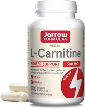 Jarrow Formulas L-Carnitine 500 mg - Important Cofactor for Energy Production (A - £35.38 GBP