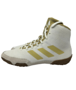 NWOB Adidas Tech Fall 2.0 White Gold Wrestling Shoes FZ5389 Youth Size 2 - €42,92 EUR
