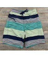 Patagonia Board Shorts Swim Trunks Men&#39;s Size 28 Multi-Color Stripe 100%... - $29.70