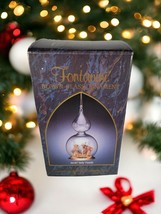 Fontanini 1995 Ornament Blown Glass Holy Family 56187 Nativity 7&quot; Tree Design - £27.59 GBP