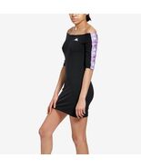 Kappa Banda Mirandian Black Purple Off Shoulder Dress M - NWT - $45.01 CAD