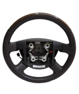 08 09 Ford Taurus x gray leather and wood grain steering wheel 8G13-3F56... - $81.68 CAD