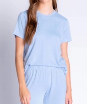 Pj Salvage reloved lounge short sleeve top in ICE BLUE - size XL - £26.96 GBP