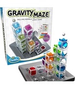 Gravity Maze Board Game Logic Puzzle Towers Marble Components 60 Challen... - $12.99