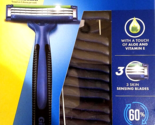 Gillette Custom Plus3 Sensitive Disposable Razors 30 Ct With Enhanced Lu... - $34.15