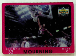 1997-98 Upper Deck Diamond Vision Basketball Card Alonzo Mourning #14 - £6.71 GBP