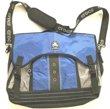 Croc Blue Black Messenger Shoulder Bag - £22.66 GBP
