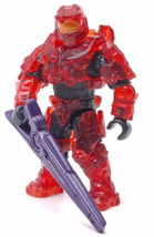 Mega Construx Bloks Halo 2 Character Pack Spartan MKVI Red Figure HXL07 - $10.64