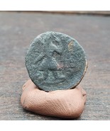 Genuine ANCIENT GREEK ROMAN BYZANTINE KUSHAN Coin Green Patina coin C12 - £48.78 GBP