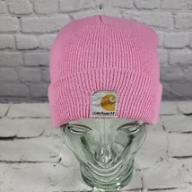 Carhartt Womens Pink Beanie Knit Hat Cap  - £11.62 GBP
